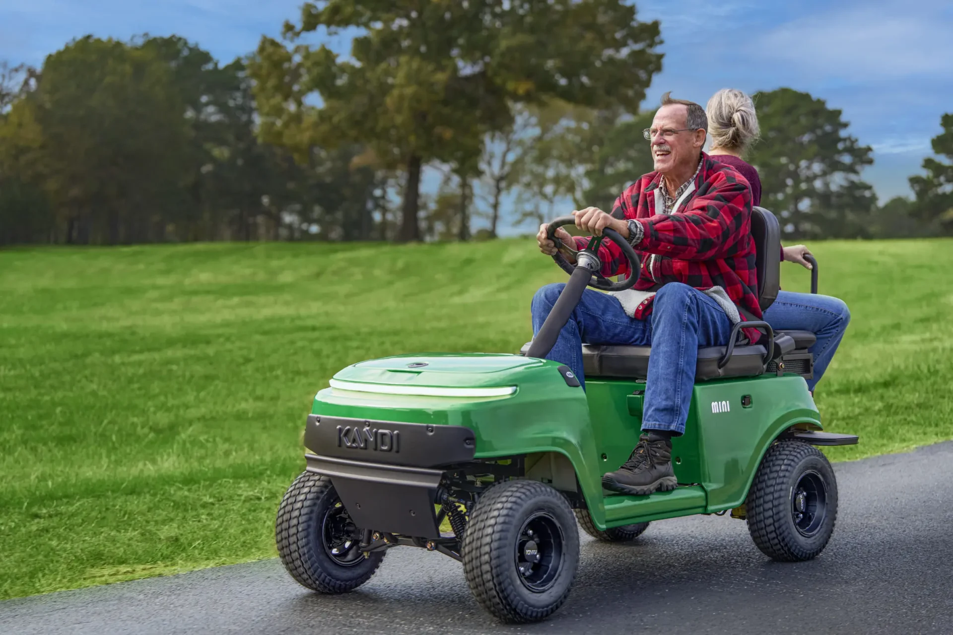 Golf cart lifestyle background