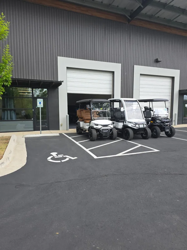 Golf carts — visit our Austin showroom