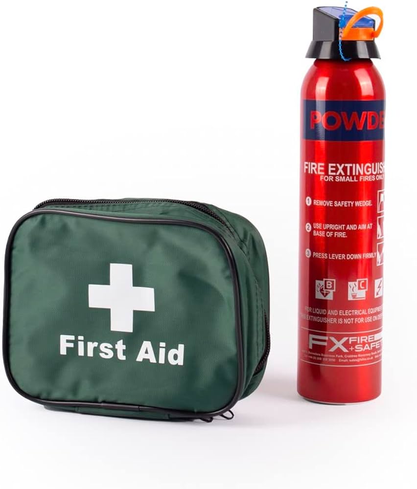 First Aid Kit & Fire Extinguisher